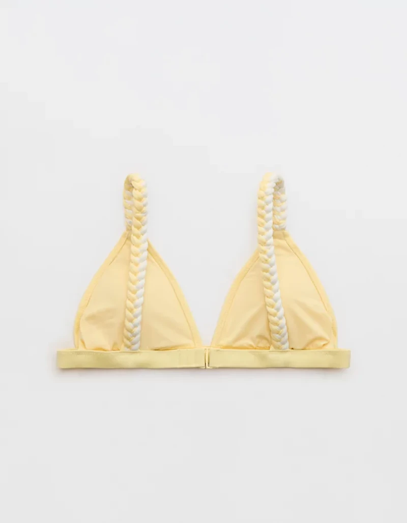 Aerie Shine String Triangle Bikini Top