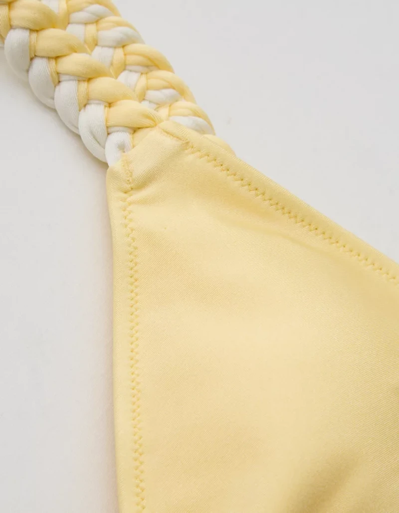 Aerie Shine String Triangle Bikini Top