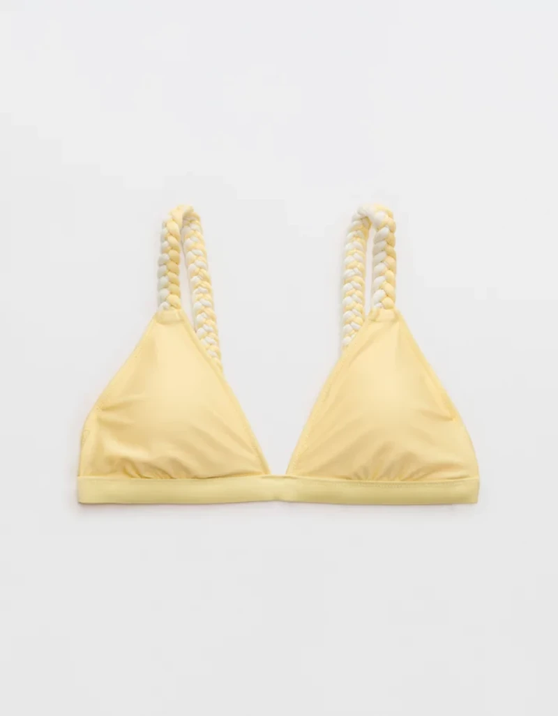 Aerie Shine String Triangle Bikini Top
