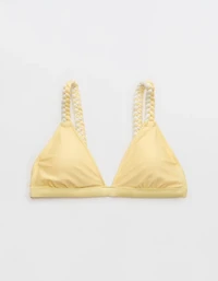 Aerie Shine String Triangle Bikini Top