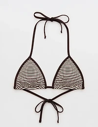Aerie Ribbed String Triangle Bikini Top