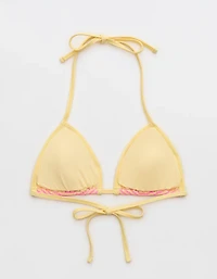 Aerie Ribbed String Triangle Bikini Top