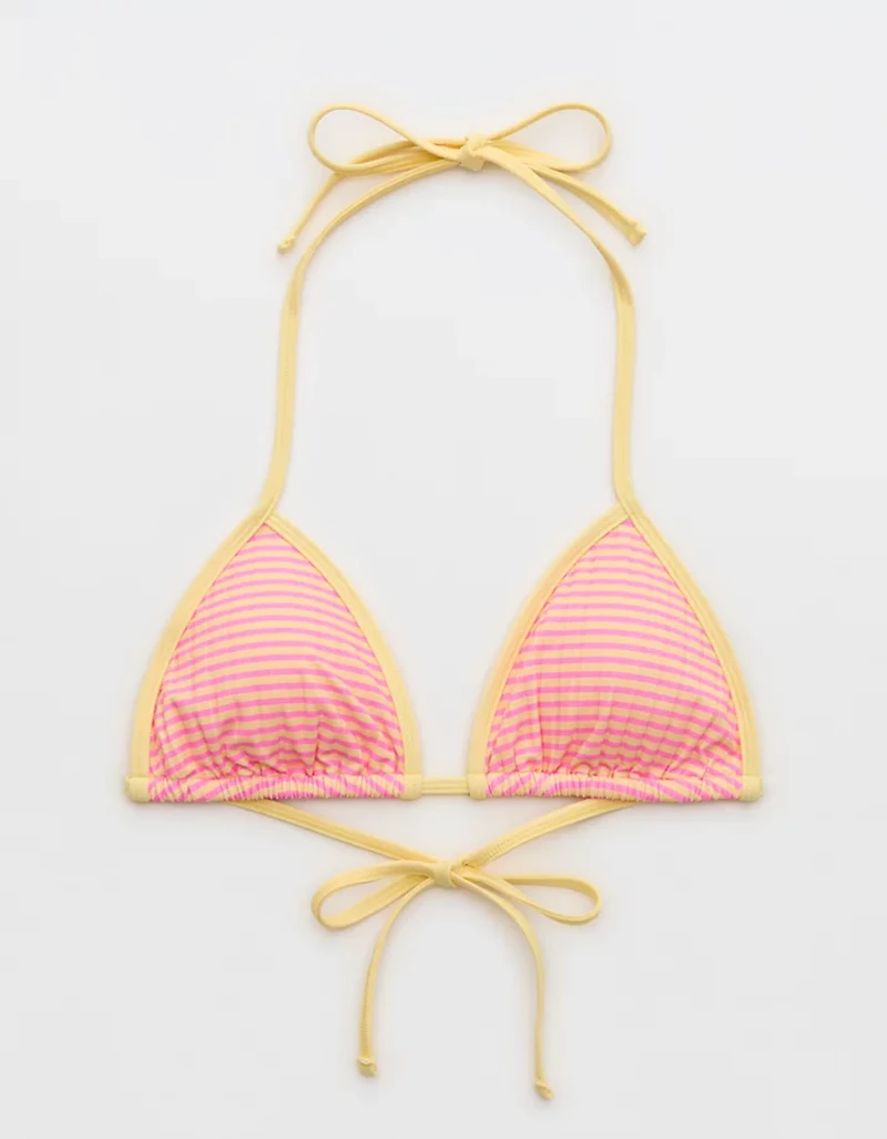 Aerie Ribbed String Triangle Bikini Top