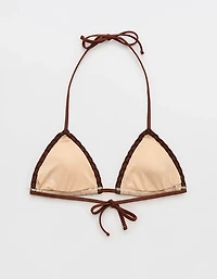 Aerie Crochet String Triangle Bikini Top