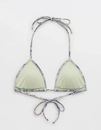 Aerie Pique String Triangle Bikini Top