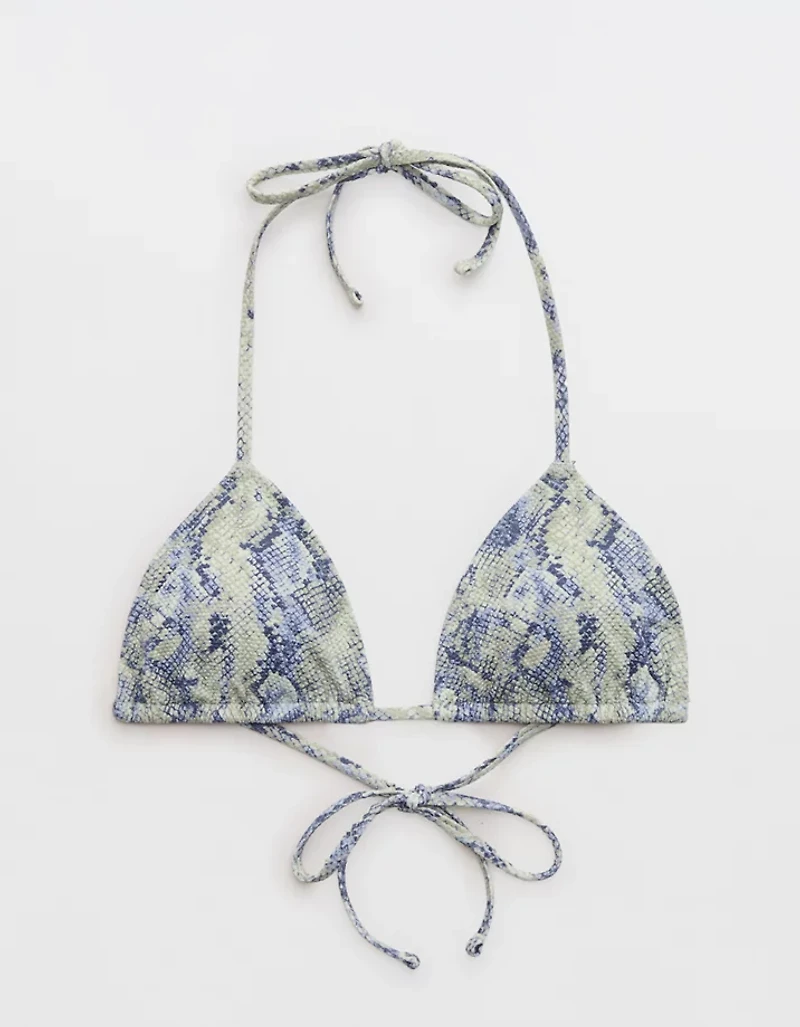 Aerie Pique String Triangle Bikini Top