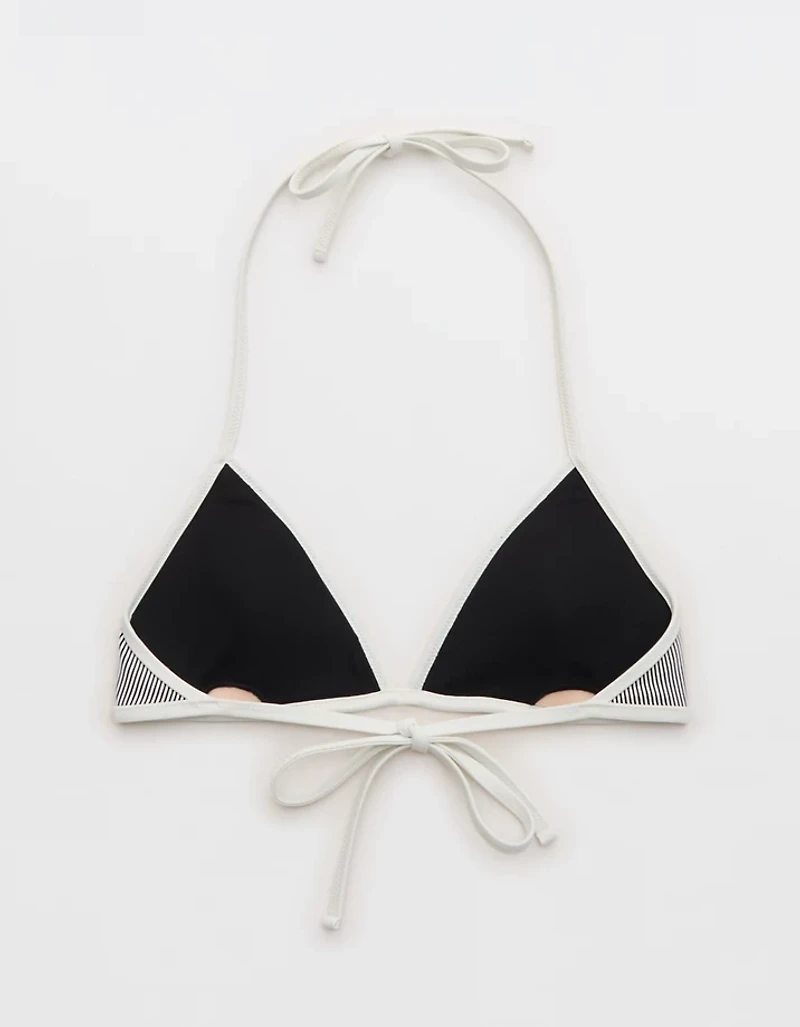 Aerie Ribbed Halter Triangle Bikini Top