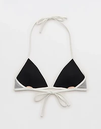 Aerie Ribbed Halter Triangle Bikini Top