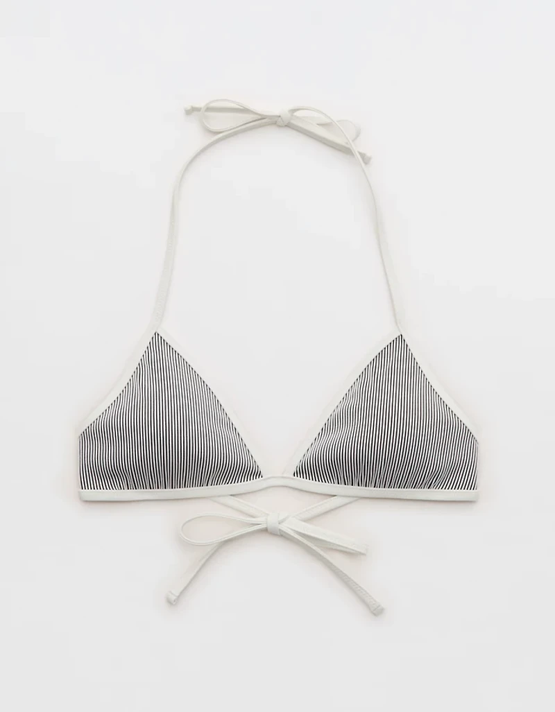 Aerie Ribbed Halter Triangle Bikini Top