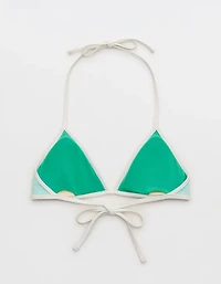 Aerie Ribbed Halter Triangle Bikini Top