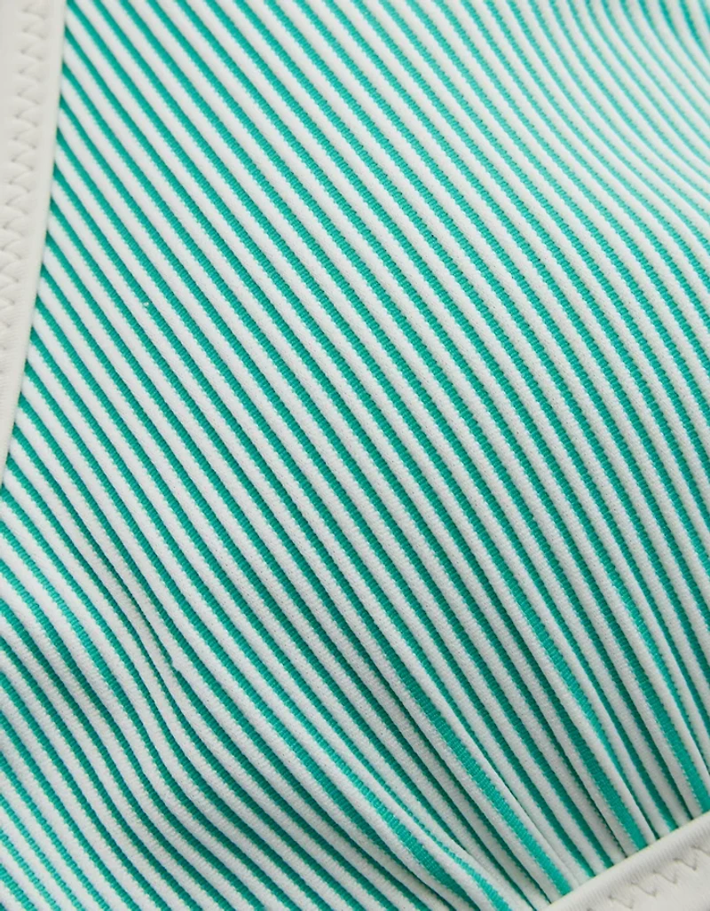 Aerie Ribbed Halter Triangle Bikini Top