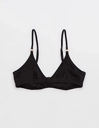 Aerie Beach Babe Shine Rib Voop Bikini Top