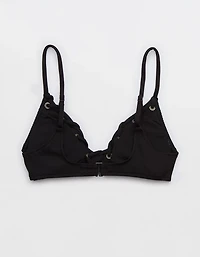 Aerie Ribbed Voop Bikini Top