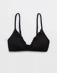 Aerie Ribbed Voop Bikini Top