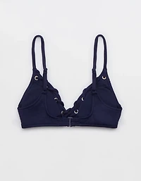 Aerie Ribbed Voop Bikini Top
