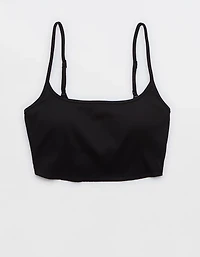 Aerie Ribbed Scoop Longline Bikini Top