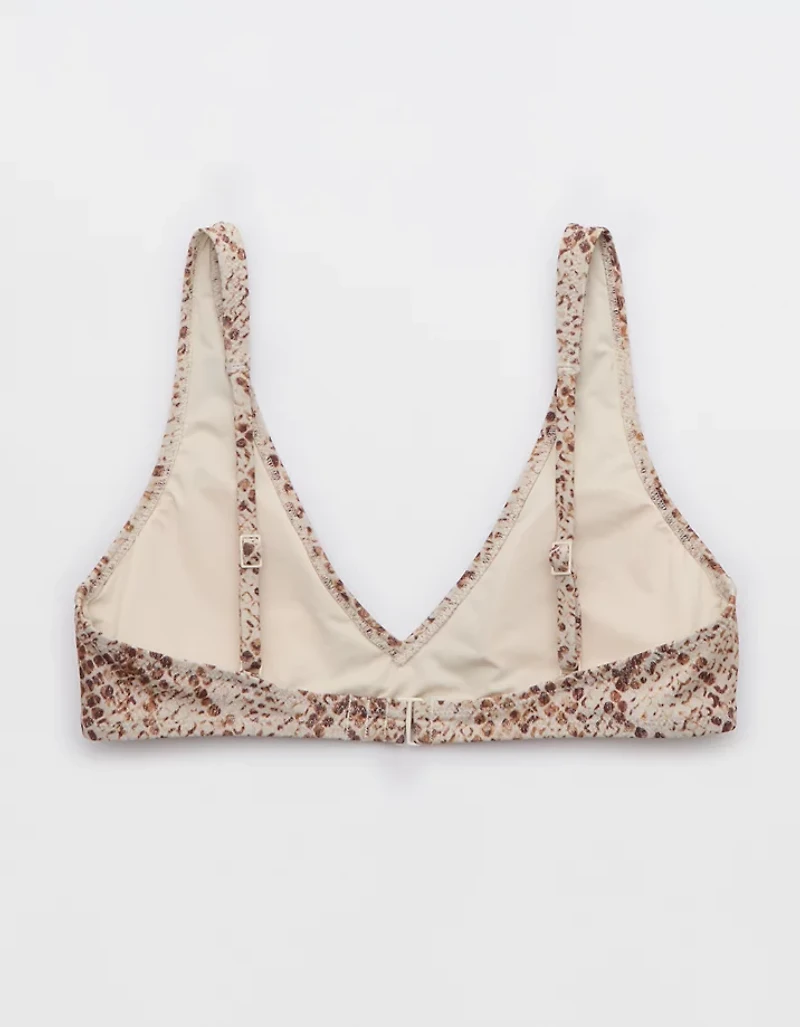 Aerie Sparkle Wide Strap Voop Bikini Top