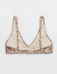 Aerie Sparkle Wide Strap Voop Bikini Top