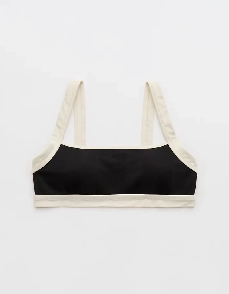 Aerie The Sandscoop Shine Bikini Top
