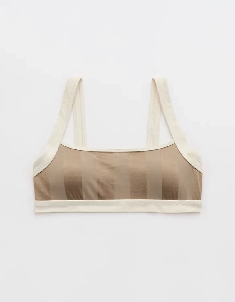 Aerie The Sandscoop Shine Bikini Top