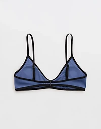 Aerie Skinny Strap Voop Ribbed Bikini Top
