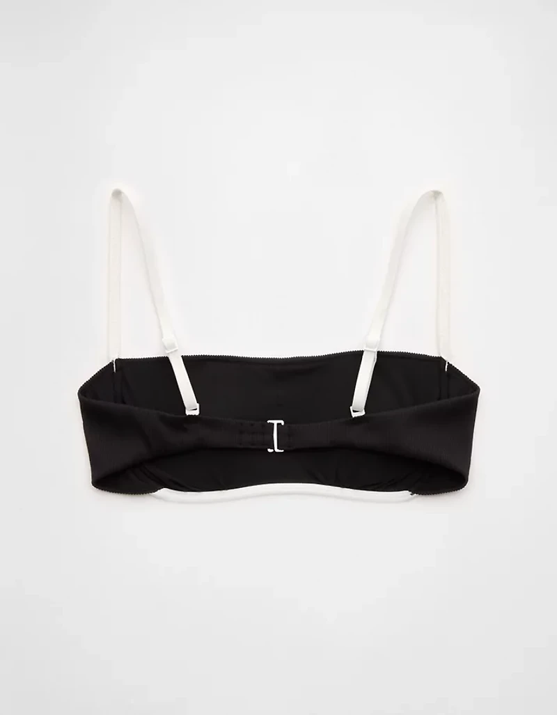 Aerie Straight Scoop Ribbed Bikini Top