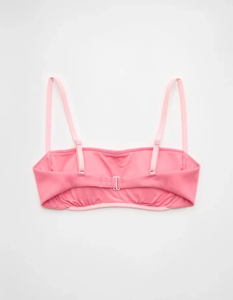 Aerie Straight Scoop Ribbed Bikini Top