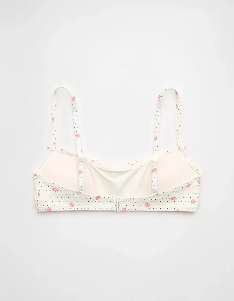 Aerie Ruched Scoop Bikini Top