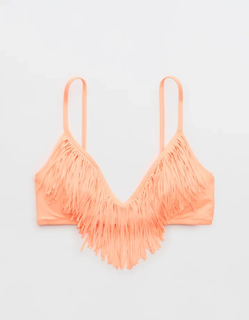 Aerie Skinny Strap Voop Bikini Top