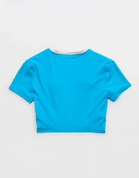 Aerie Crop Tee Bikini Top