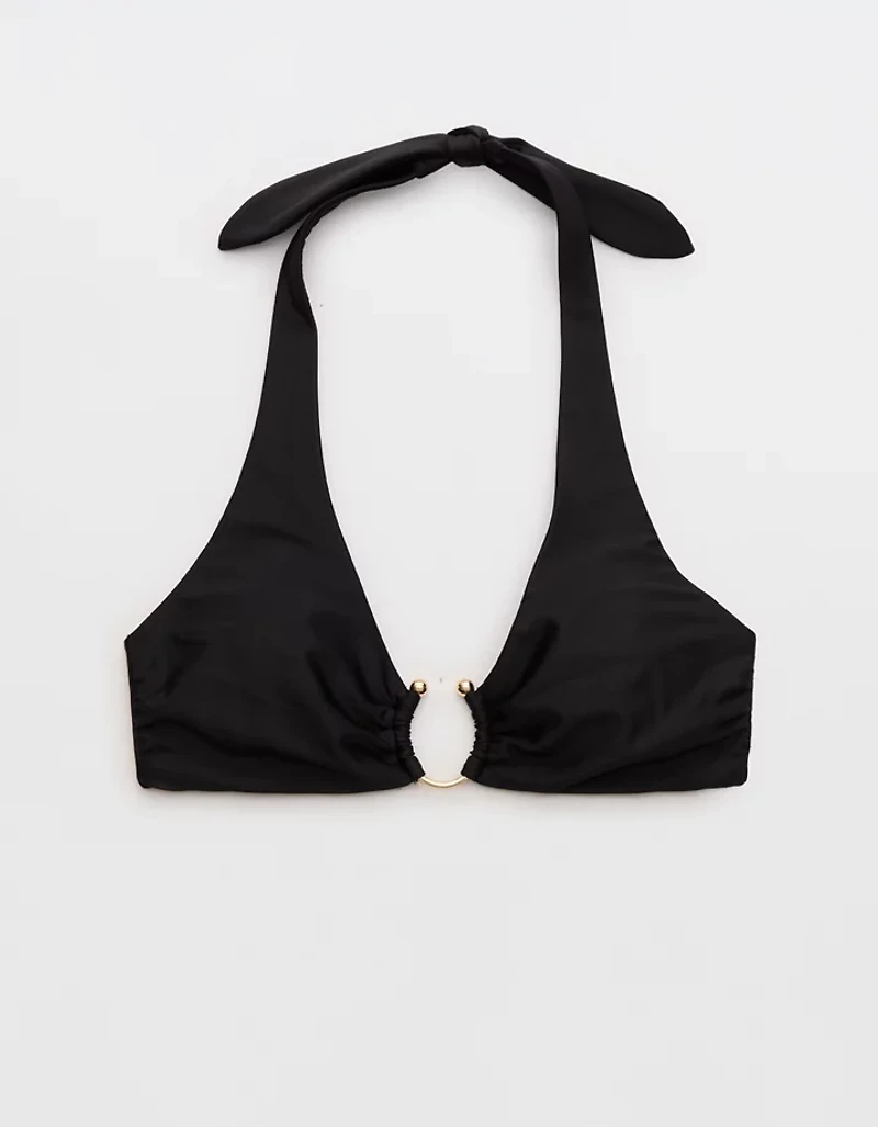 Aerie Horseshoe Ring Halter Voop Bikini Top