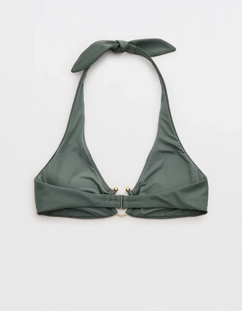 Aerie Horseshoe Ring Halter Voop Bikini Top