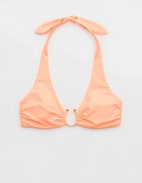 Aerie Horseshoe Ring Halter Voop Bikini Top