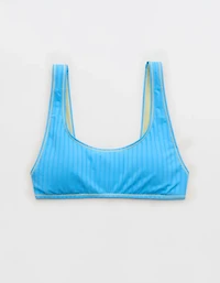 Aerie Low Scoop Ribbed Bikini Top