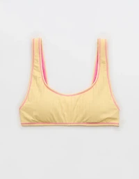 Aerie Low Scoop Ribbed Bikini Top