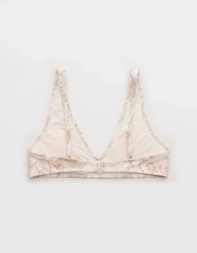Aerie Pique Wide Strap Voop Bikini Top