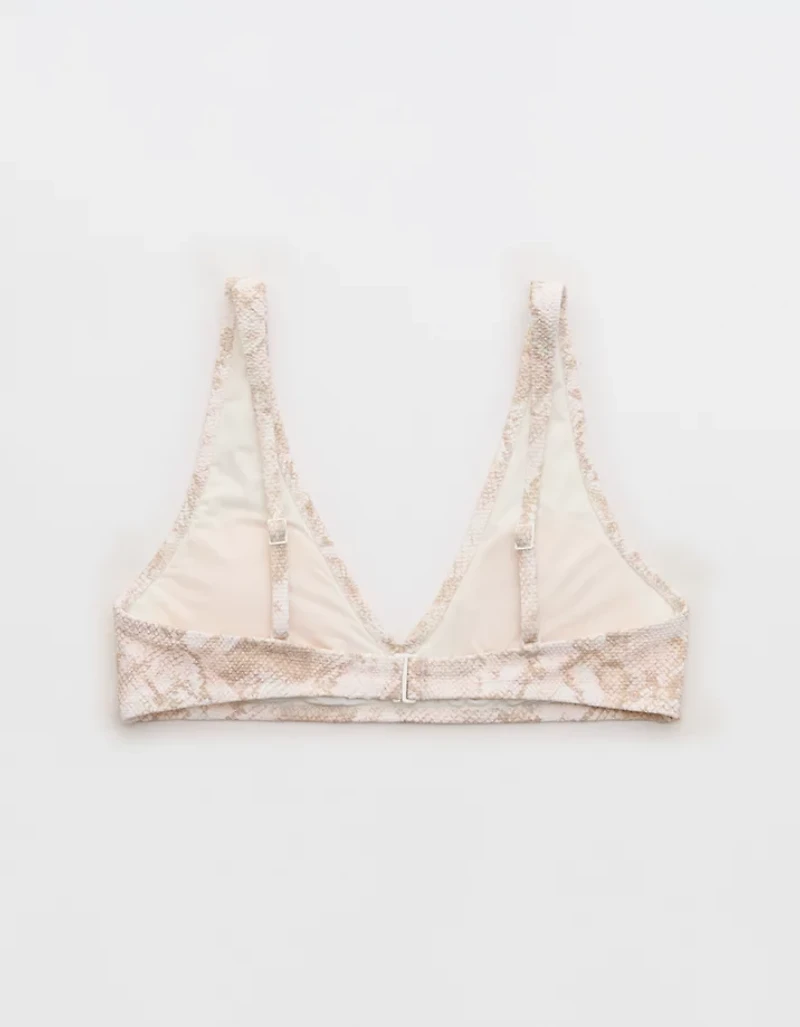 Aerie Pique Wide Strap Voop Bikini Top