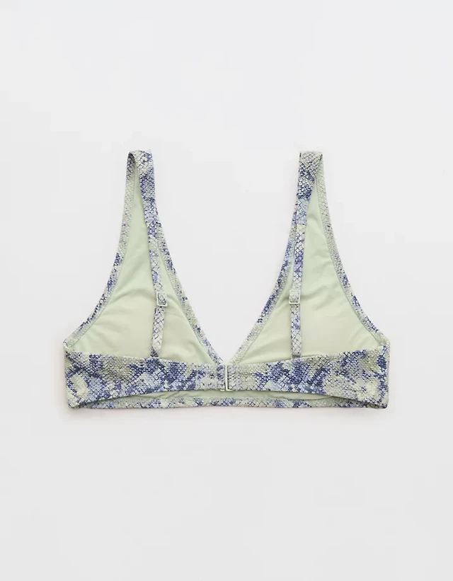 Aerie Pique Wide Strap Voop Bikini Top