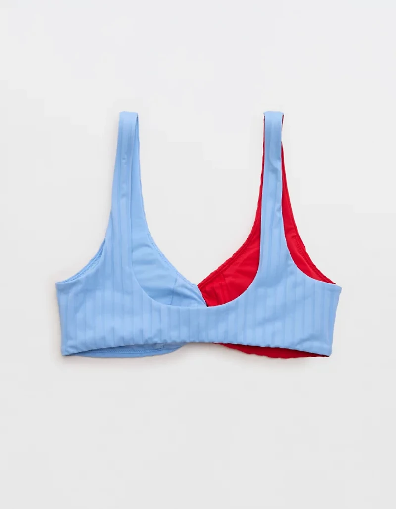 Aerie Ribbed Twist Bikini Top