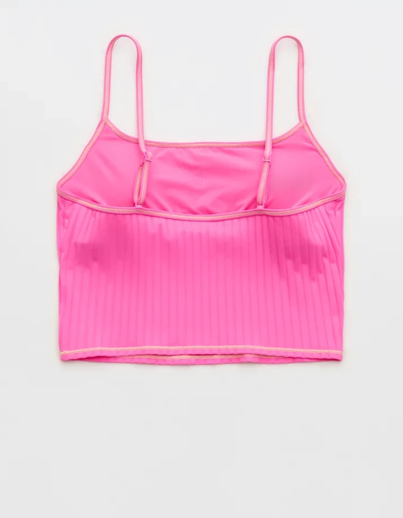Aerie Ribbed Tankini Bikini Top