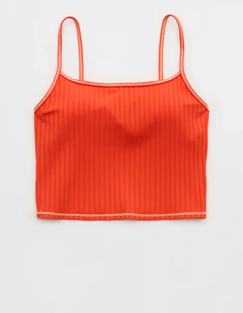 Aerie Ribbed Tankini Bikini Top