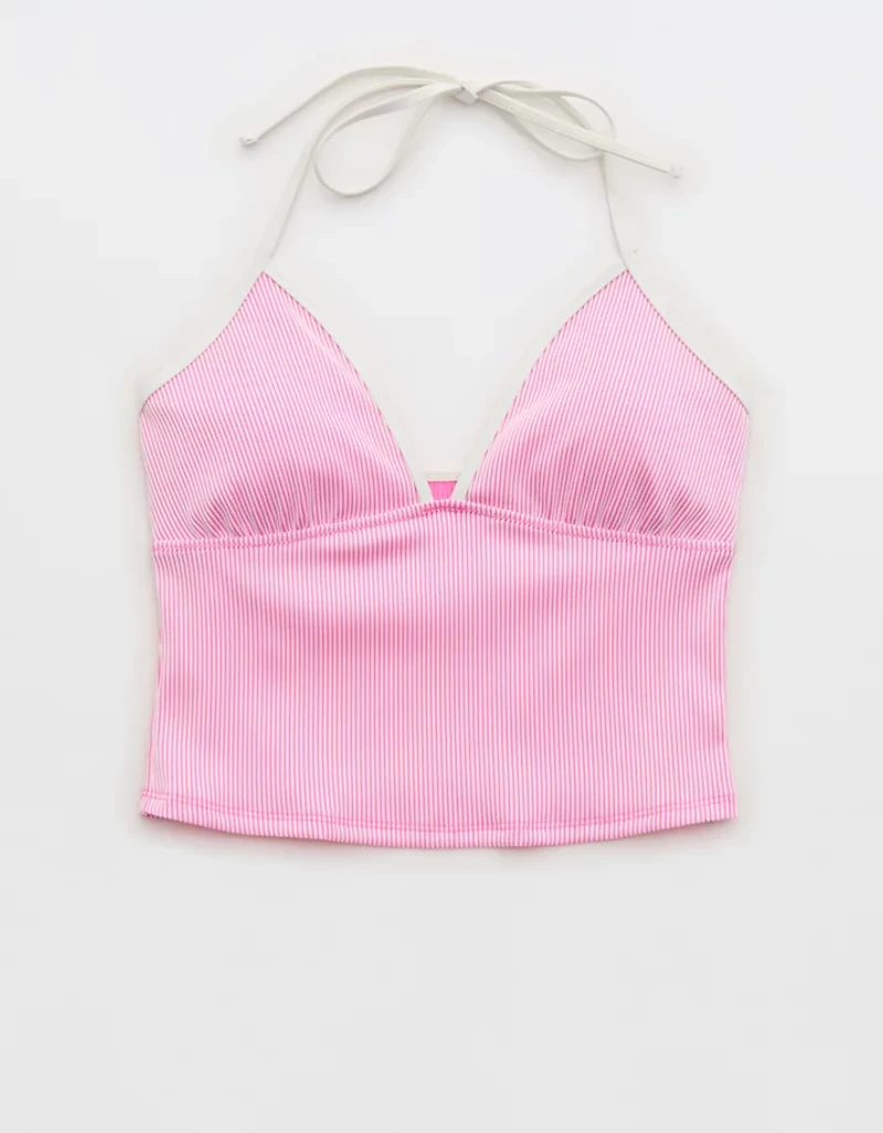 Aerie Ribbed Halter Tankini