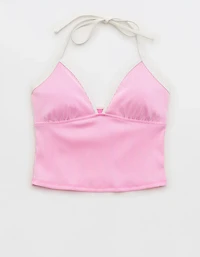 Aerie Ribbed Halter Tankini