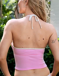 Aerie Ribbed Halter Tankini