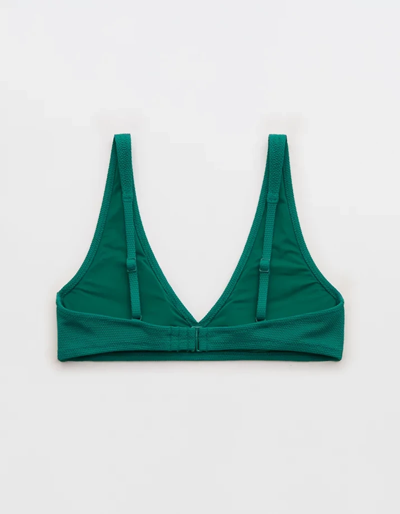 Aerie Pique Wide Strap Voop Bikini Top