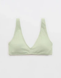 Aerie Pique Wide Strap Voop Bikini Top