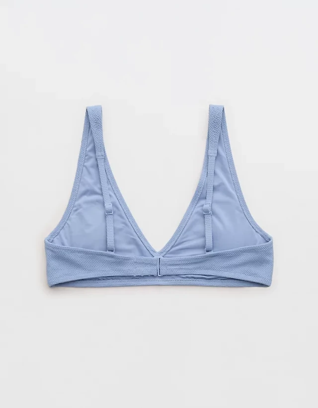 Aerie Pique Wide Strap Voop Bikini Top