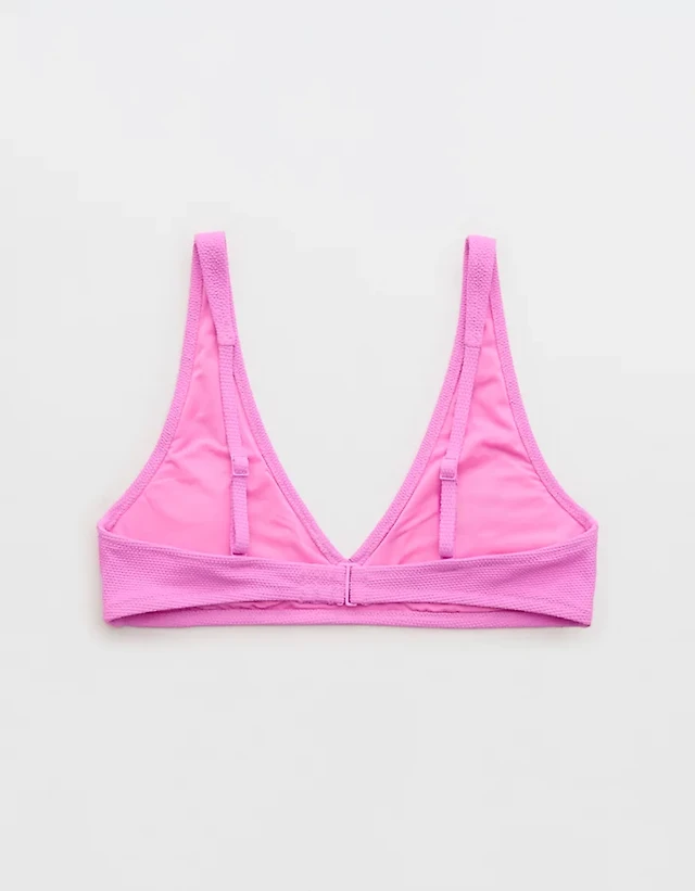 Aerie Pique Wide Strap Voop Bikini Top