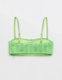 Aerie The Boardwalker Cloudweave Crochet Bikini Top