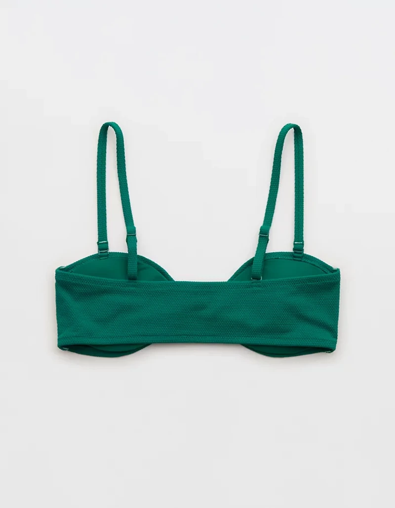 Aerie Pique Bandeau Bikini Top